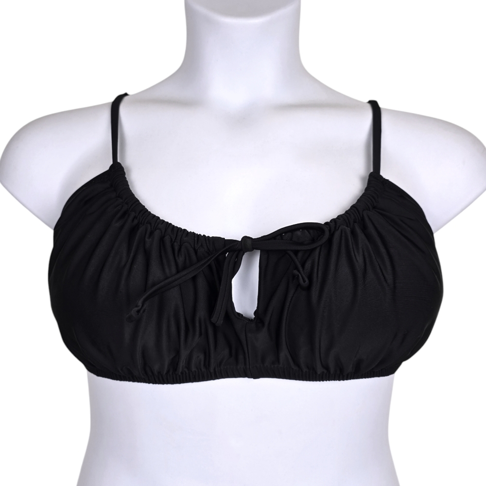 Old Navy Womens Black Bikini Swimsuit Top Size XL NWT